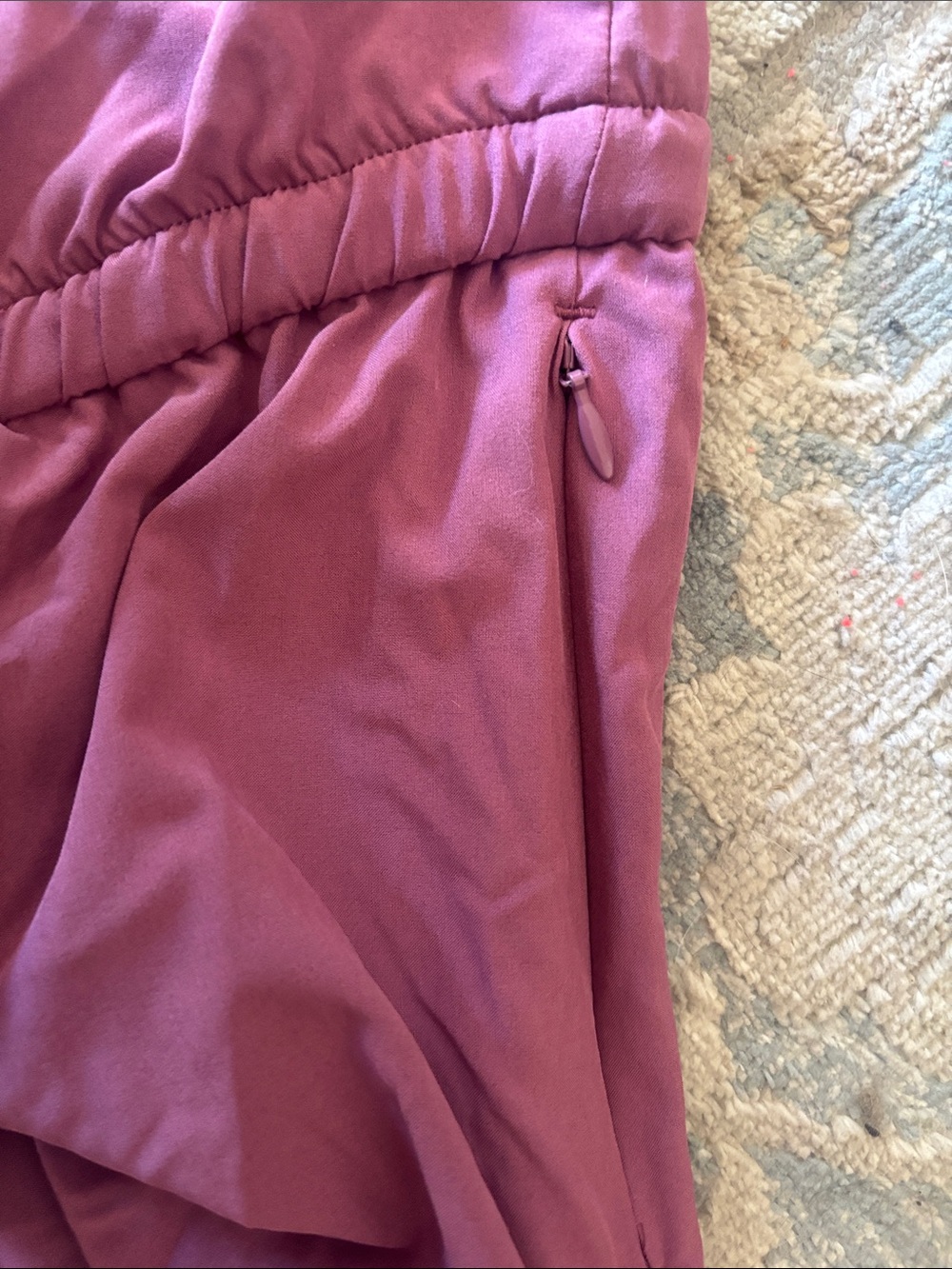 Zella Sleeveless Drawstring Mini Dress - Raspberry - Picture 3 of 6